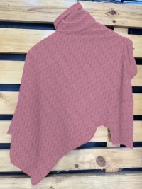 Men’s Pink High-Neck T-Shirt